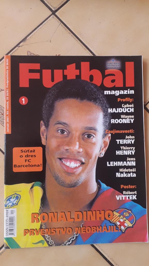 Словацкий журнал Futbal magazin Nr. 1/2007.