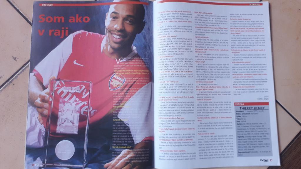 Словацкий журнал Futbal magazin Nr. 1/2007. 4