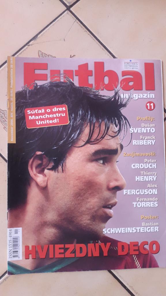 Словацкий журнал Futbal magazin Nr. 11/2006.
