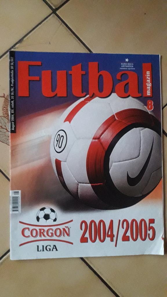 Словацкий журнал Futbal magazin Nr. 8/2004.