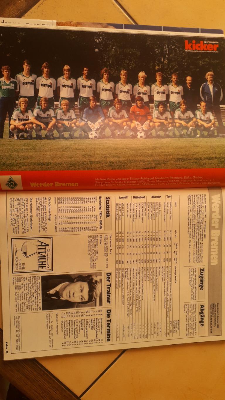 Kicker Sonderheft Bundesliga 1982/83 1