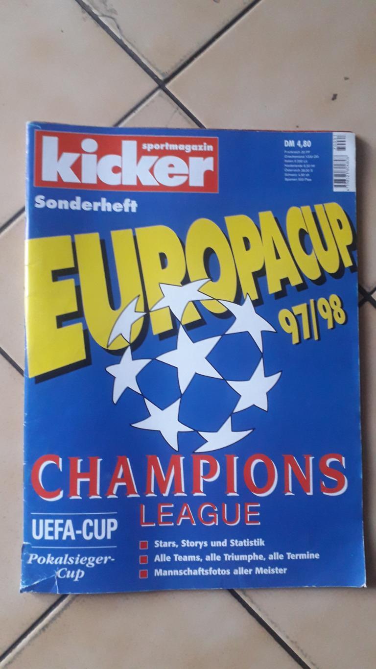 Kicker Champions League 1997/98
