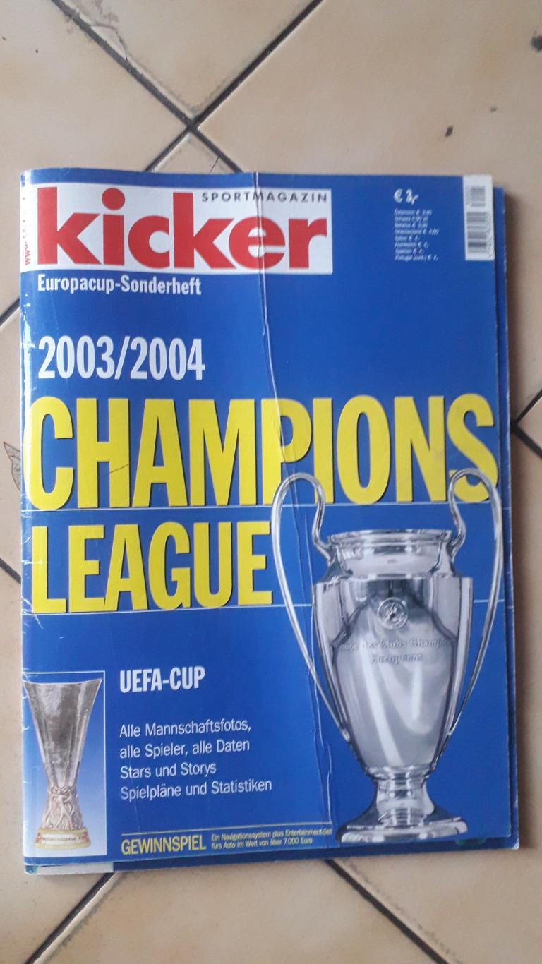 Kicker Champions League 2003/04