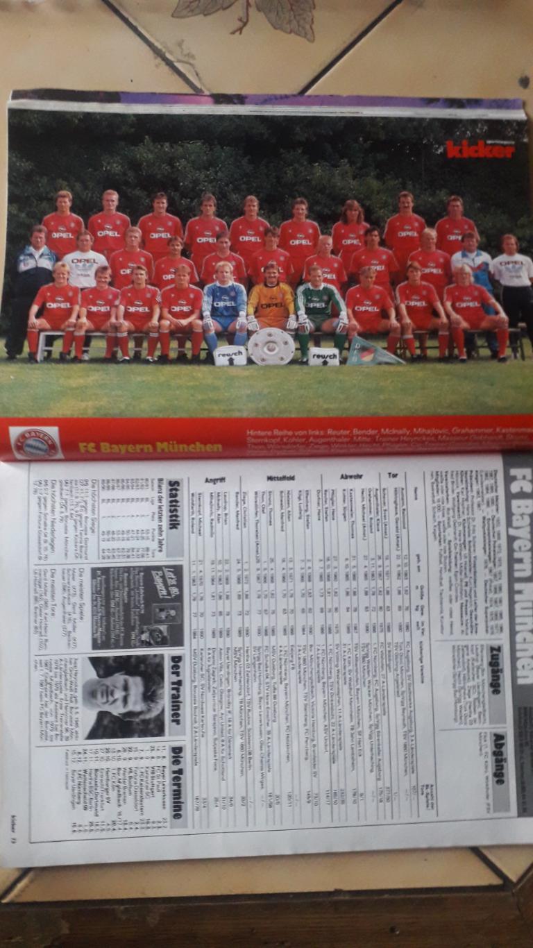 Kicker Sonderheft Bundesliga 1990/91 1