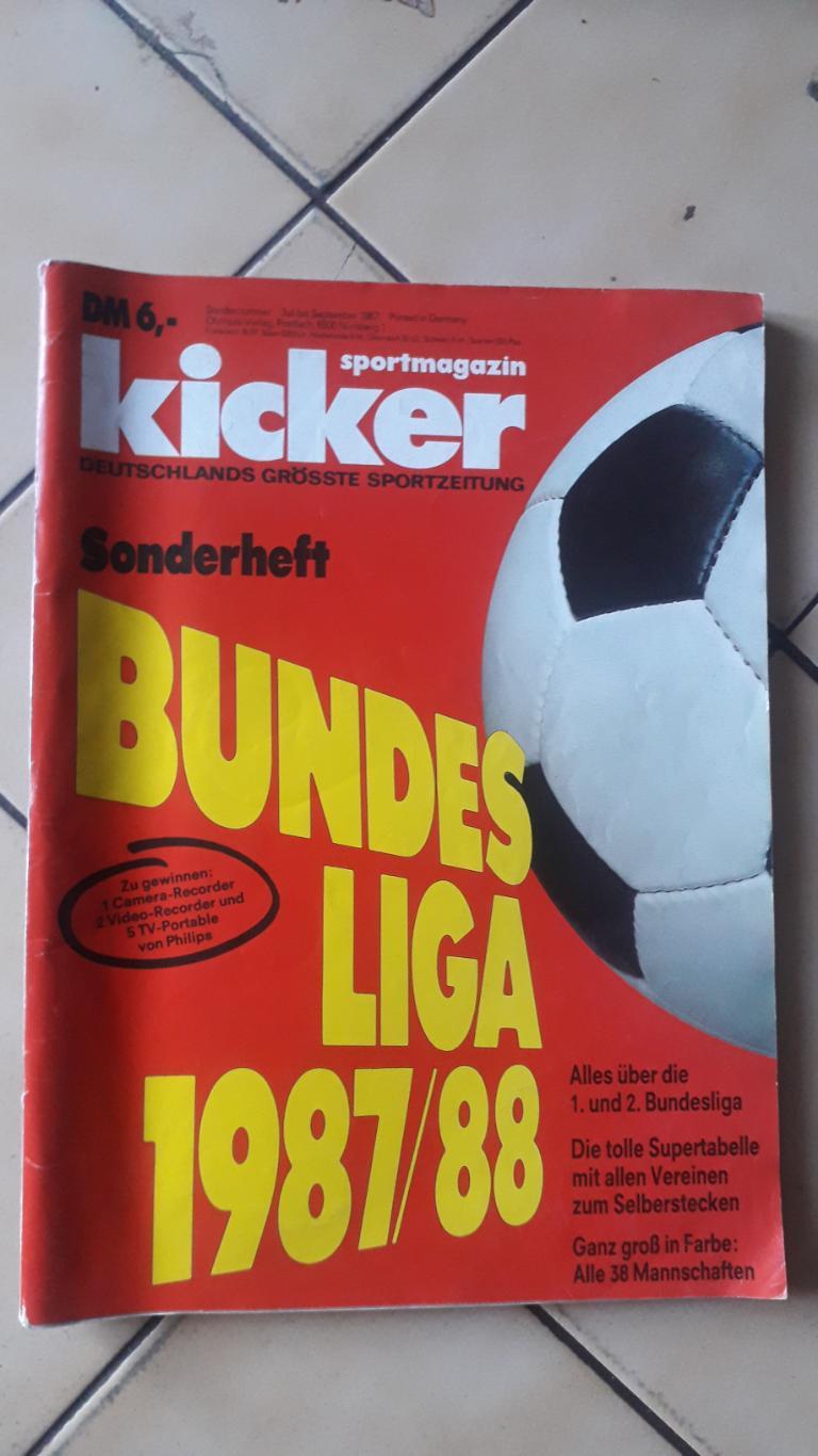 Kicker Sonderheft Bundesliga 1987/88