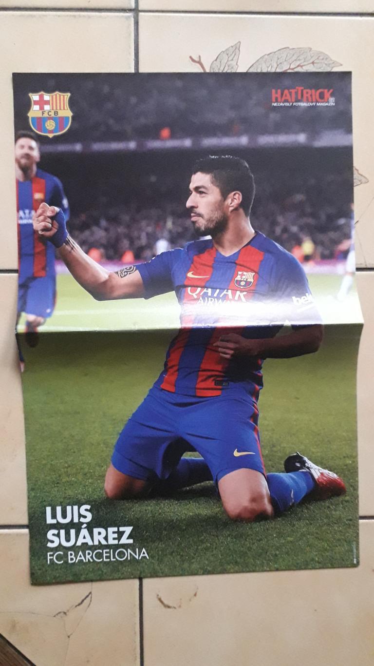 A3 poster Suarez,Neymar