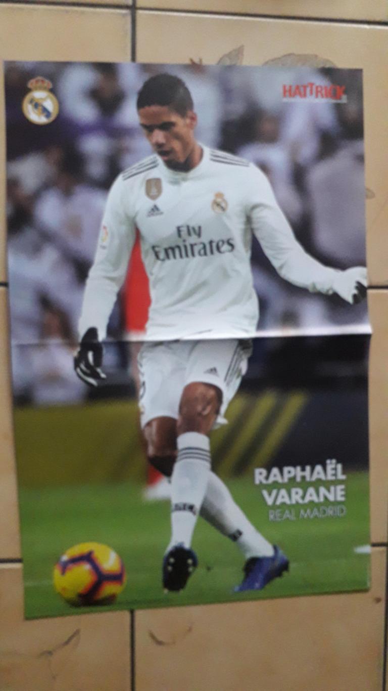A3 poster Varane,Hazard