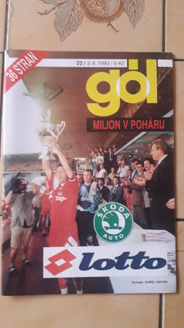 Чешский журнал Gol №.22/1993