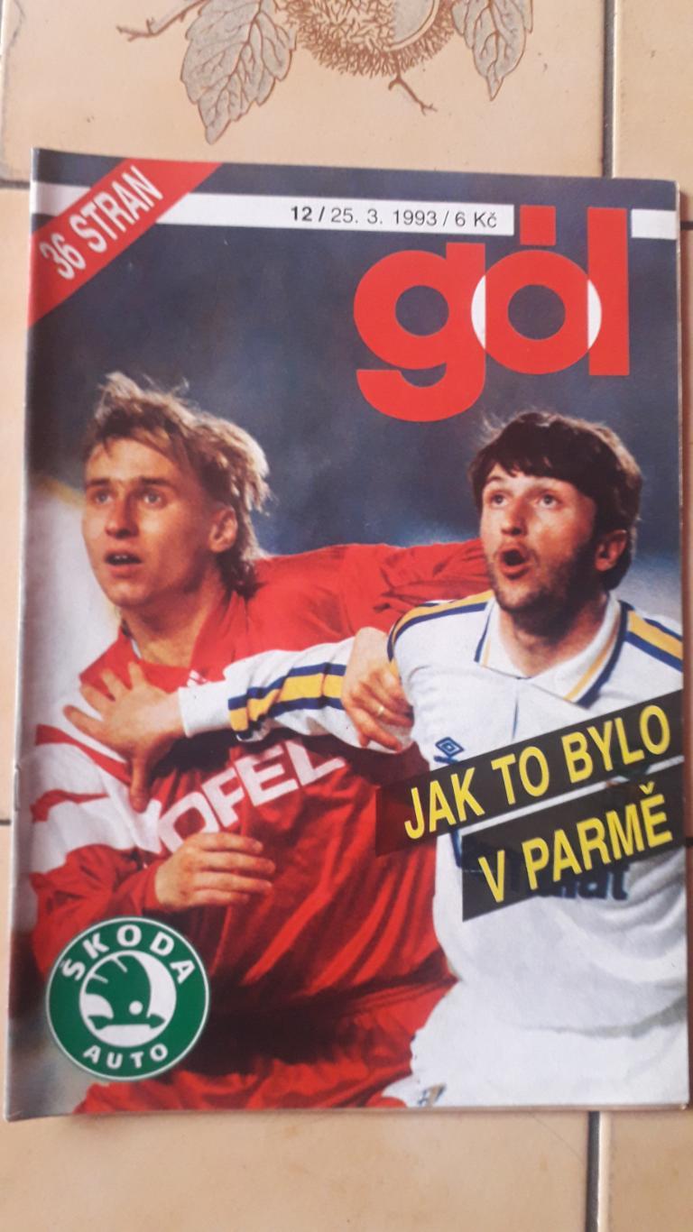 Чешский журнал Gol №.12/1993