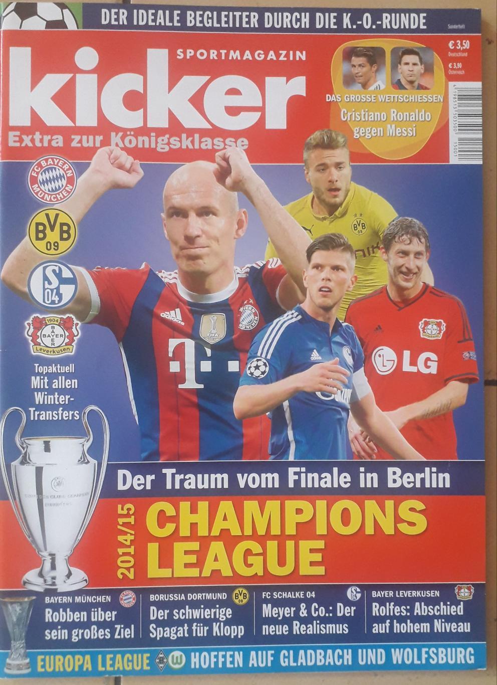 Kicker Champions League play-off 2014/15.