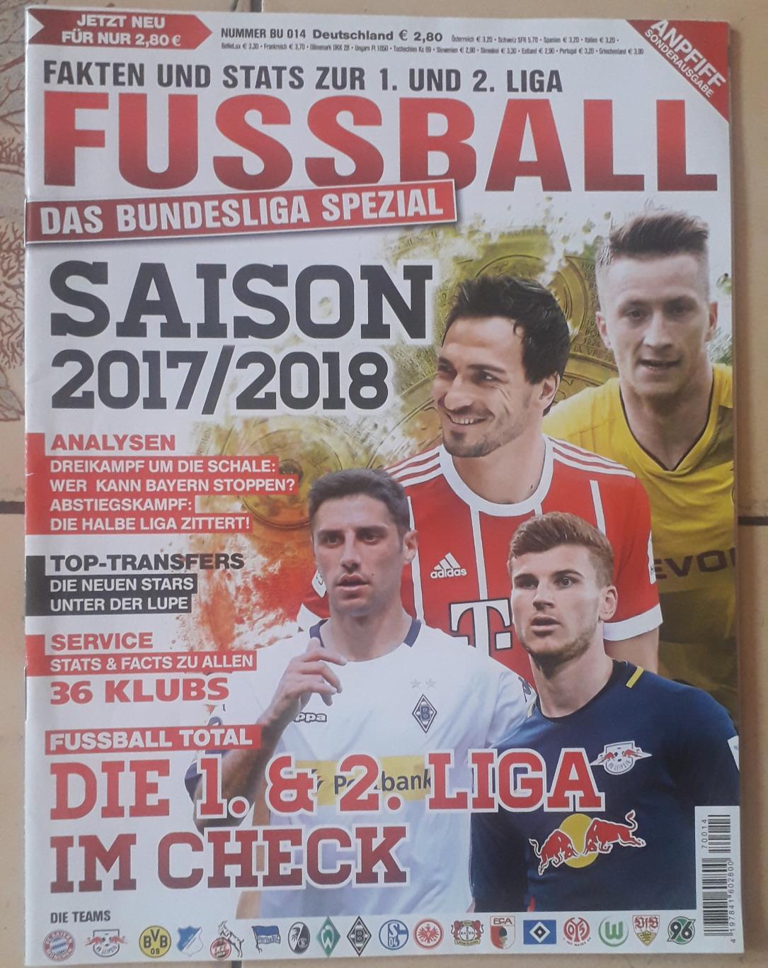 Fussball Bundesliga 2017/18