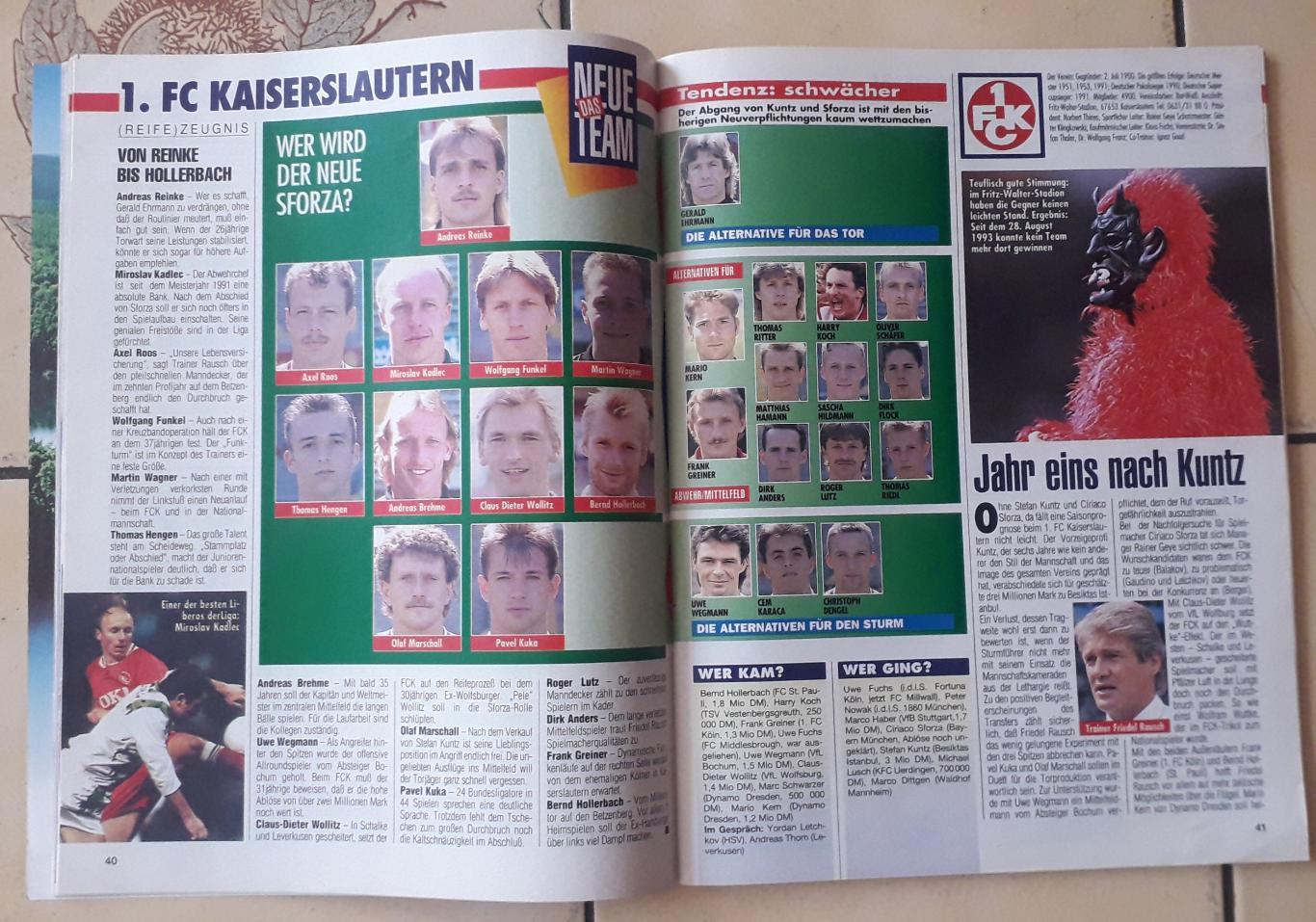 Fussball Sport 1995-96 2