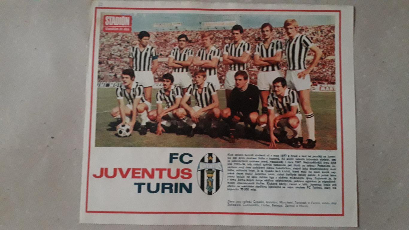 Постер из журнала Stadion- Juventus 1