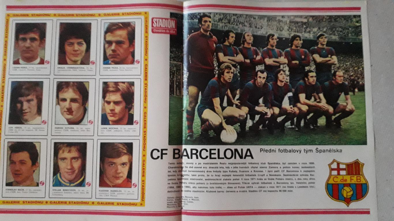 Постер из журнала Stadion- Barcelona 5