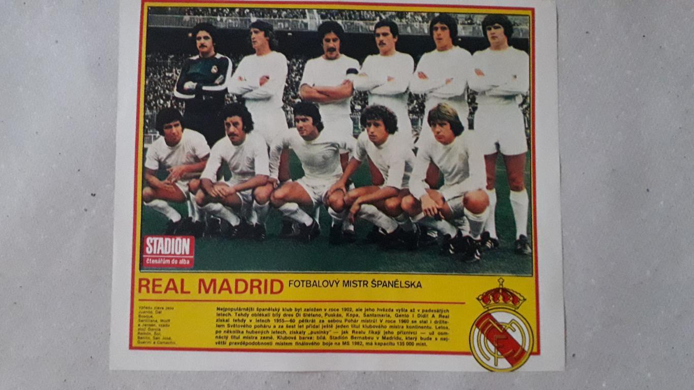 Постер из журнала Stadion- Real Madrid 3