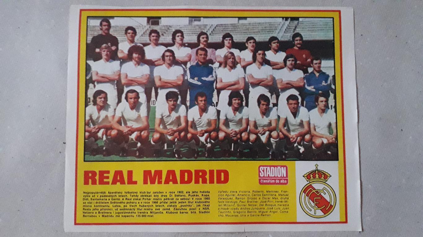 Постер из журнала Stadion- Real Madrid 4