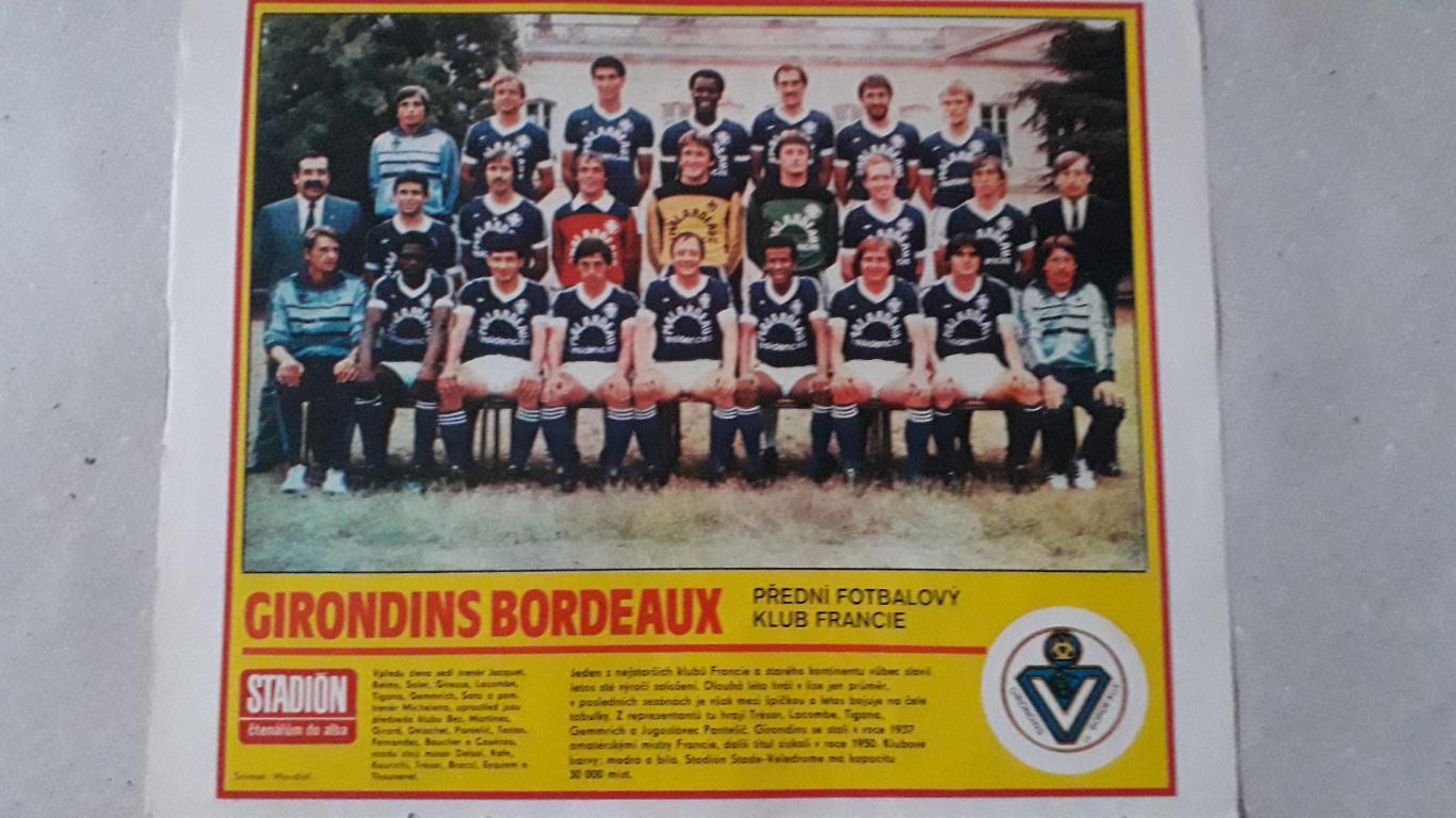 Постер из журнала Stadion- Bordeaux 2