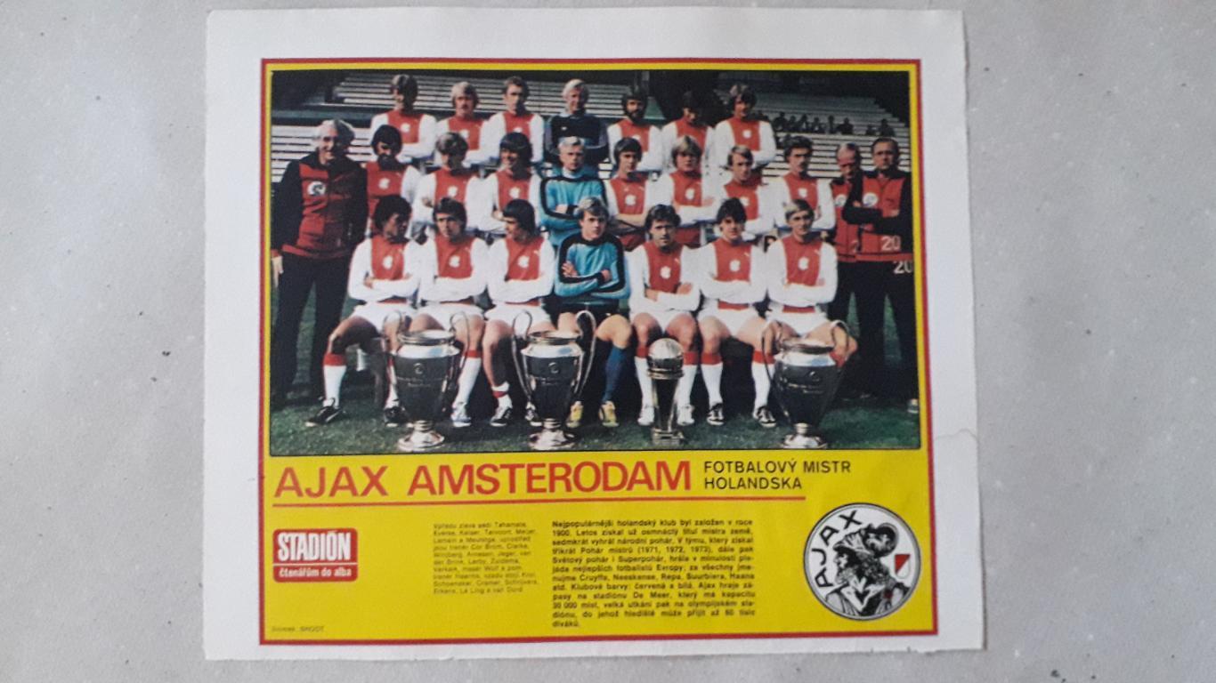 Постер из журнала Stadion- Ajax 4