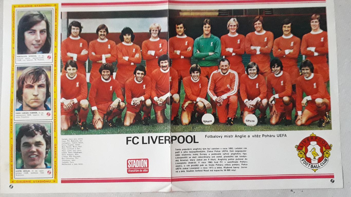 Постер из журнала Stadion- Liverpool 6