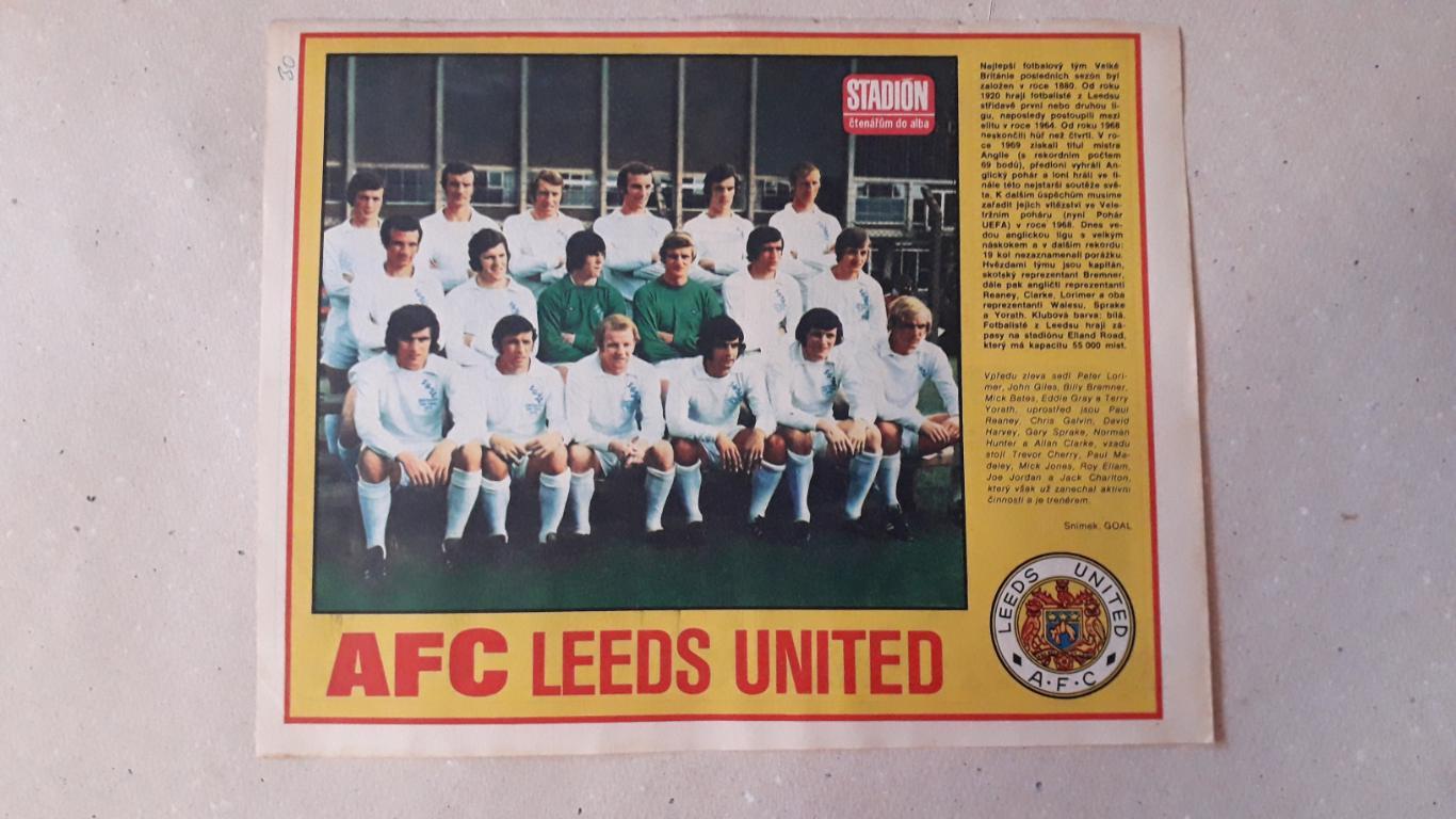 Постер из журнала Stadion- Leeds 1