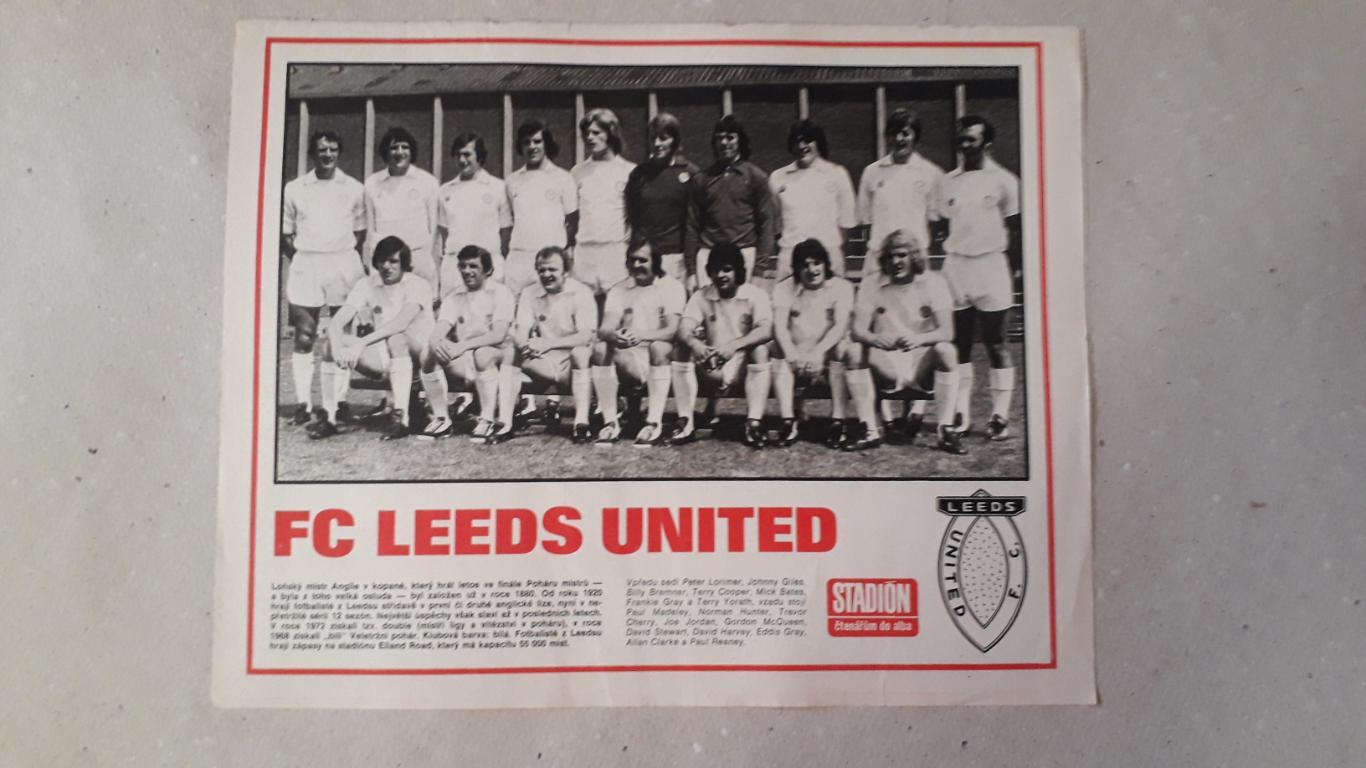 Постер из журнала Stadion- Leeds 2