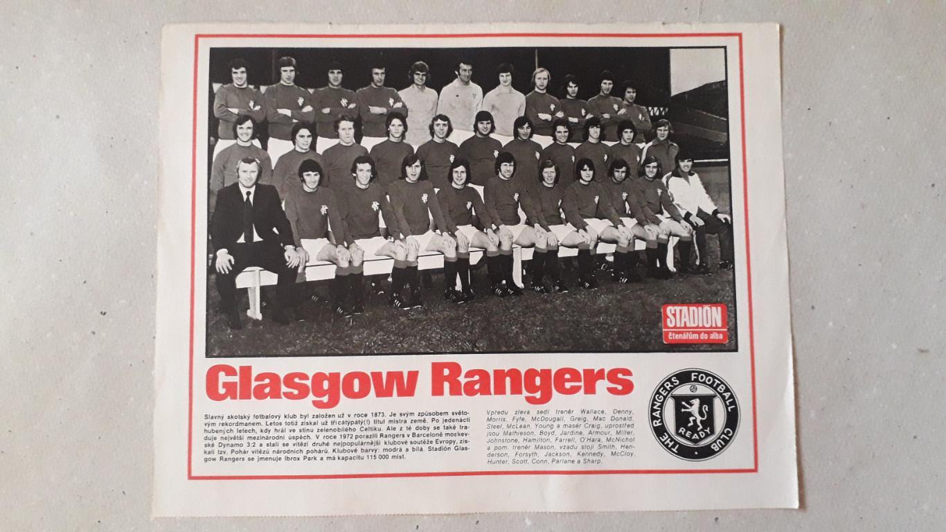 Постер из журнала Stadion- Rangers 3