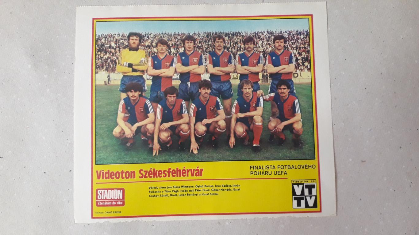 Постер из журнала Stadion- Videoton