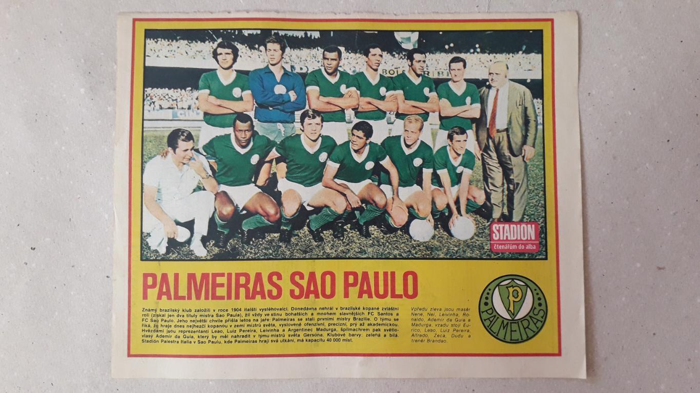 Постер из журнала Stadion- Palmeiras