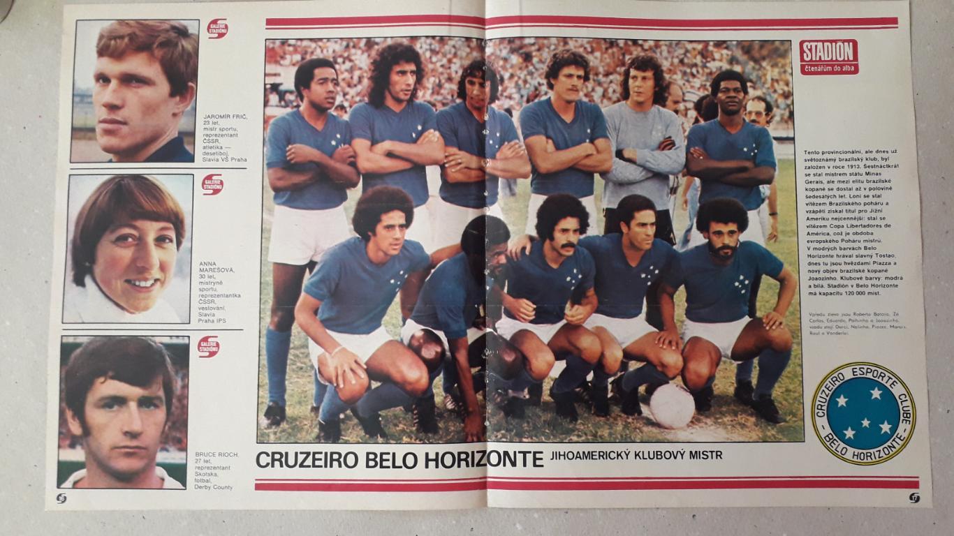 Постер из журнала Stadion- Cruzeiro
