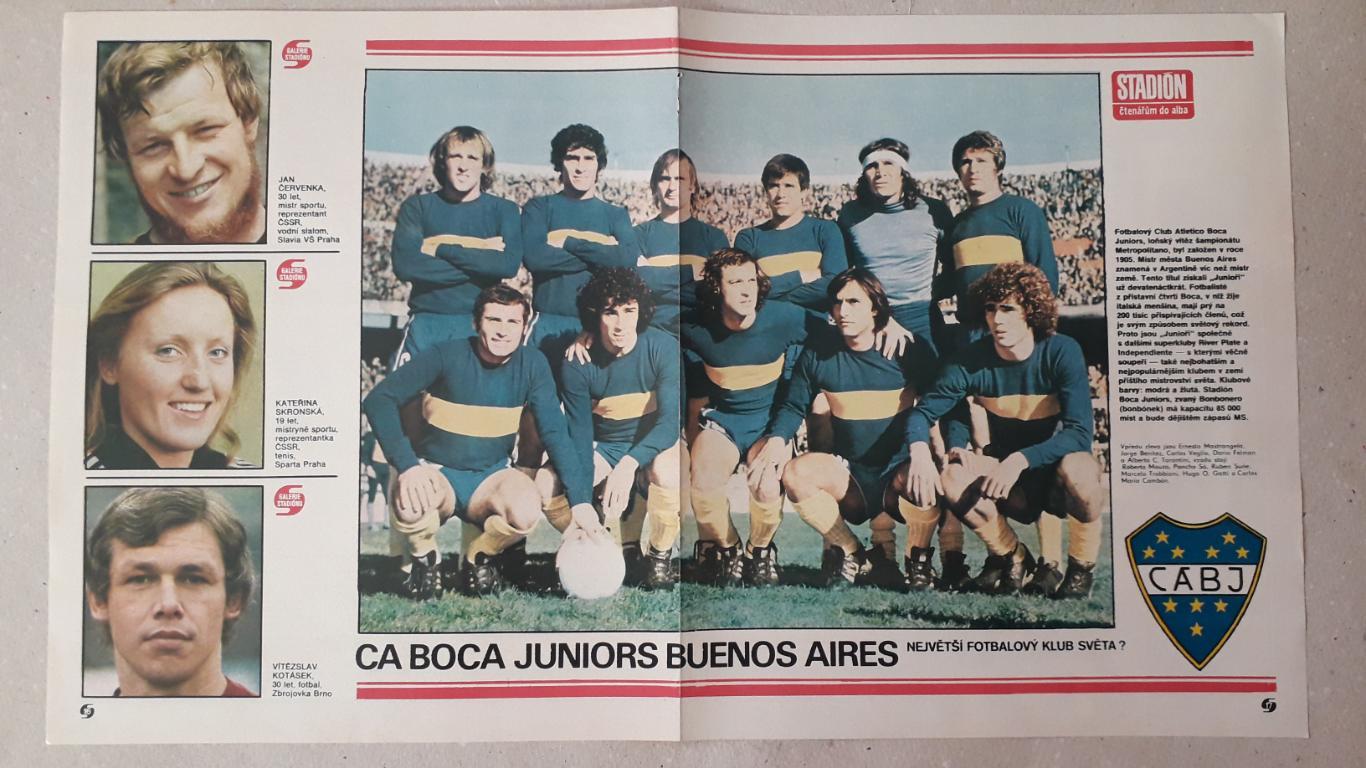 Постер из журнала Stadion- Boca Juniors