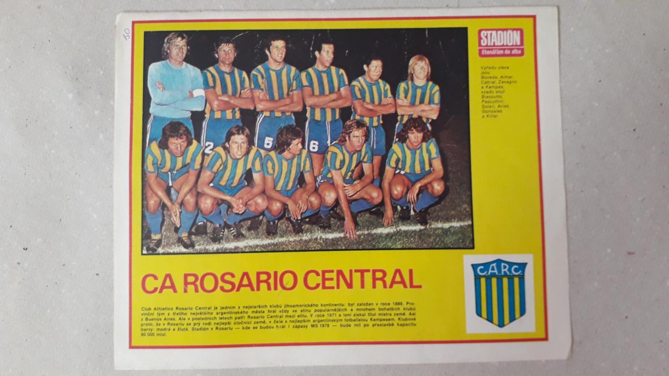 Постер из журнала Stadion- Rosario