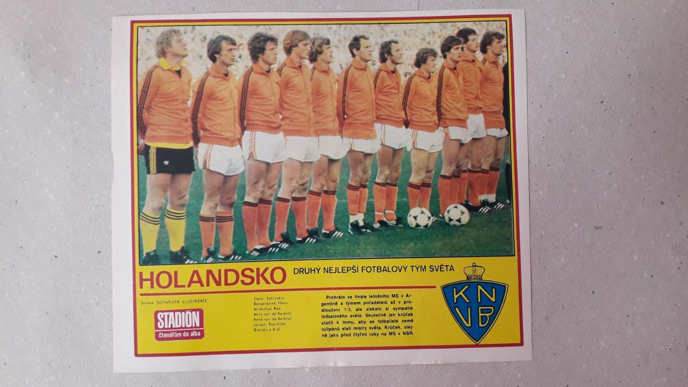 Постер из журнала Stadion- Holandsko 5