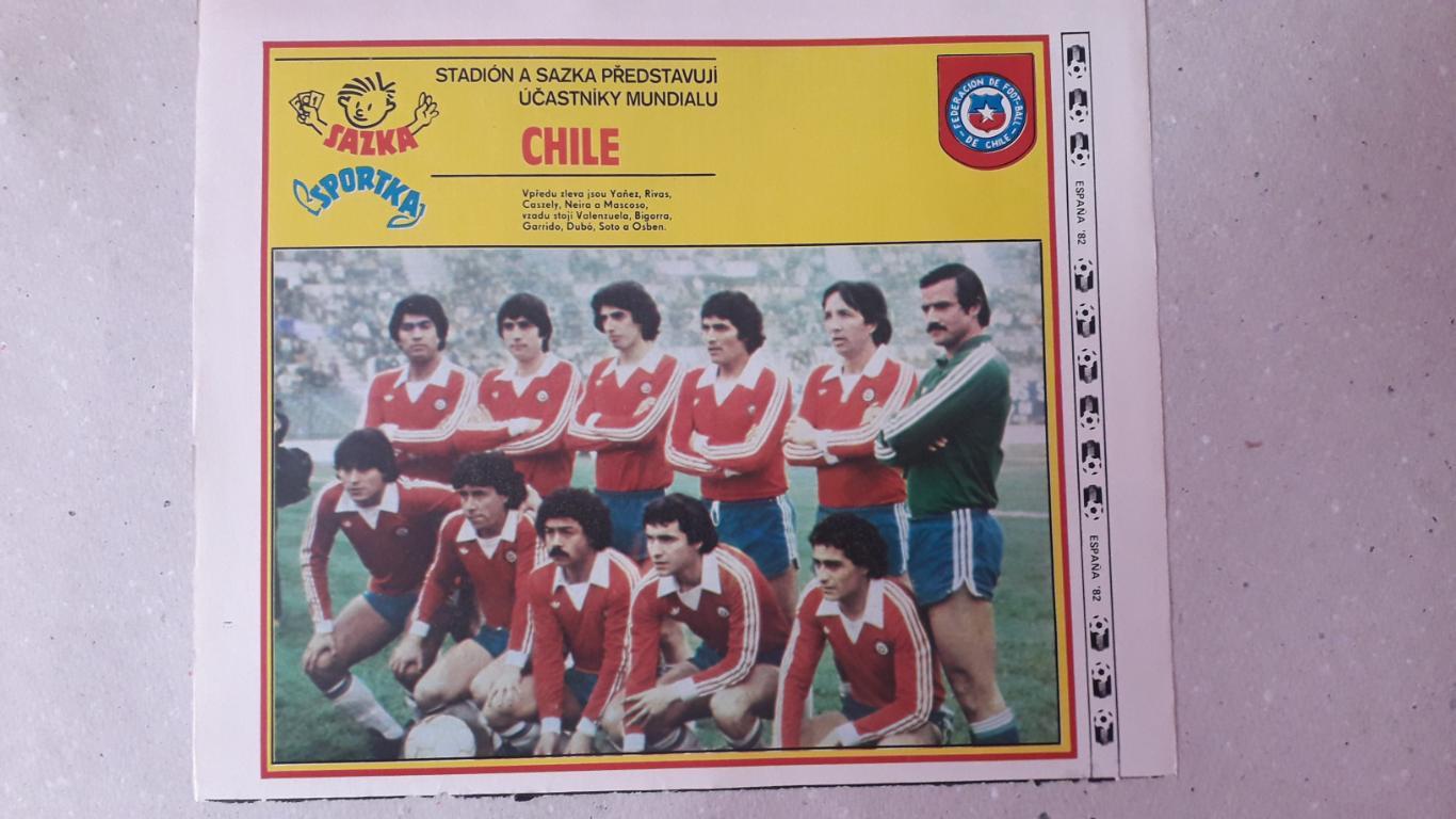Постер из журнала Stadion- Chile 2