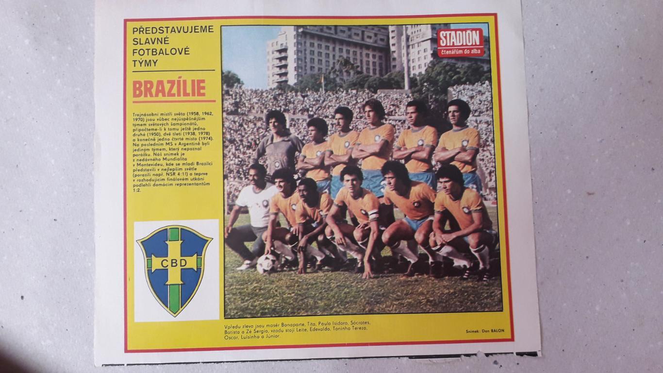 Постер из журнала Stadion- Brazilie 4