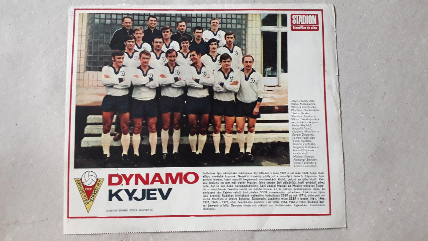 Постер из журнала Stadion- Dynamo K. 3