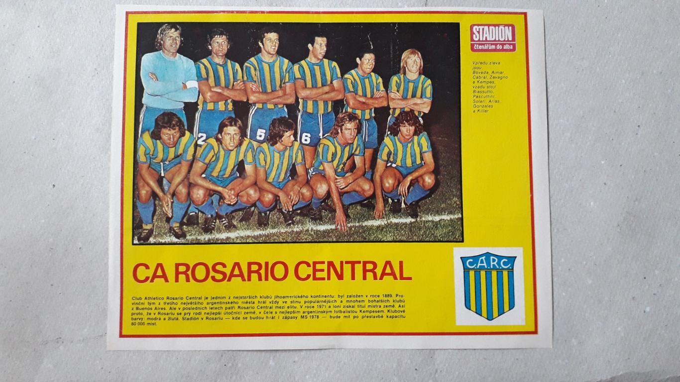 Постер из журнала Stadion- Rosario