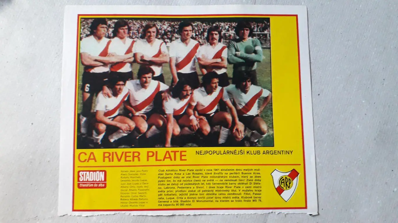 Постер из журнала Stadion- River Plate 2