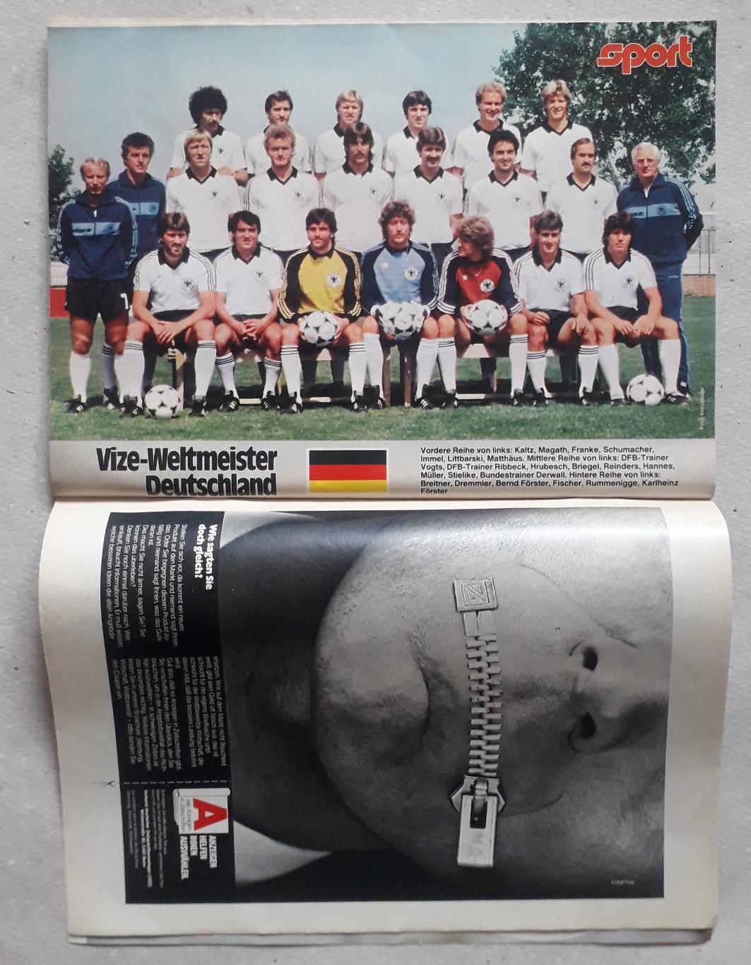 Fussball Sport 1982/83 1