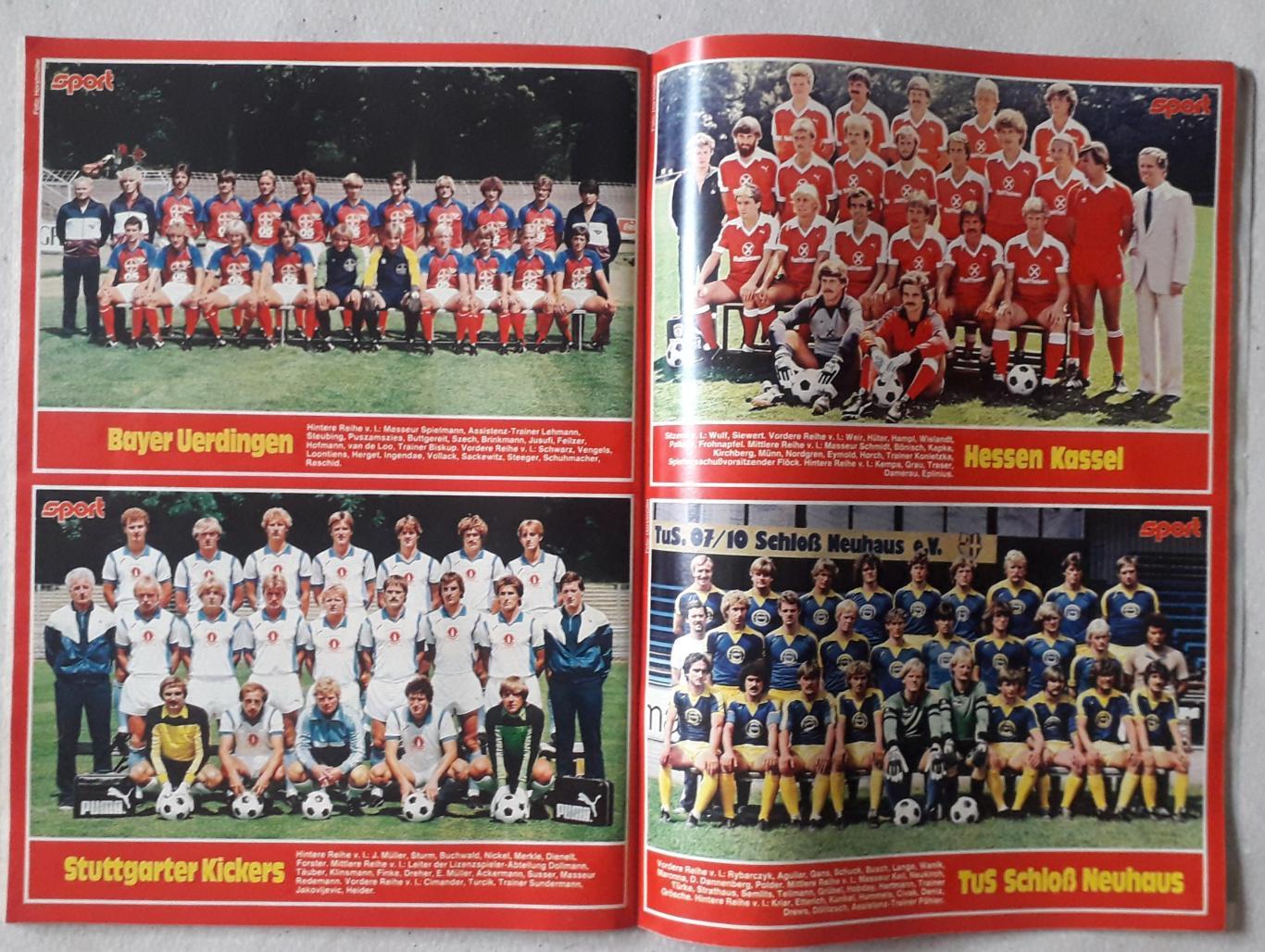 Fussball Sport 1982/83 2