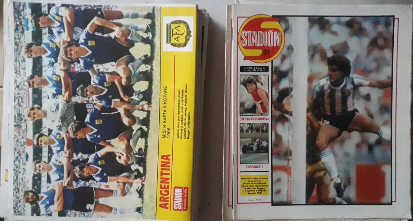 Журнал Stadion, весь 1986 год. 4