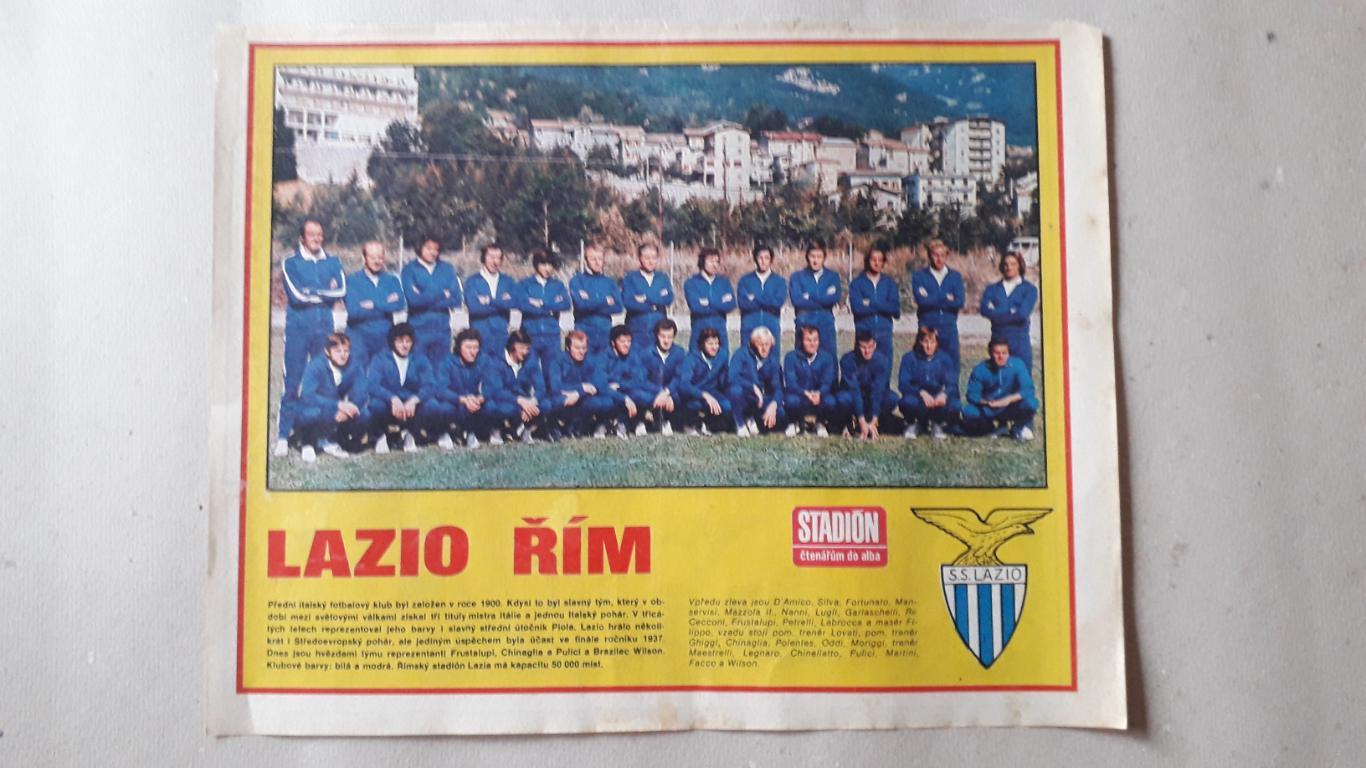Постер из журнала Stadion- Lazio