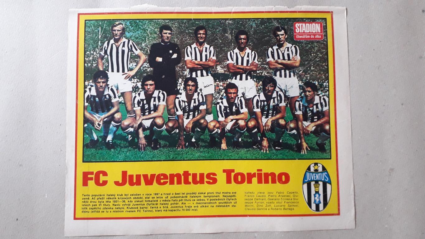 Постер из журнала Stadion- Juventus 5