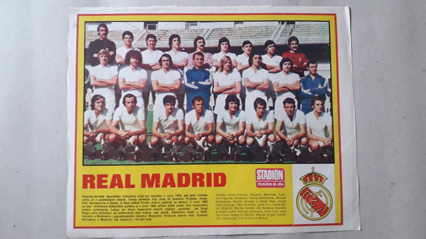 Постер из журнала Stadion- Real Madrid 2