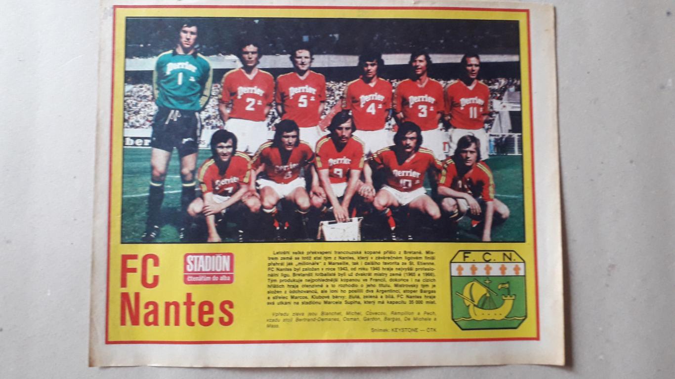 Постер из журнала Stadion- Nantes 2