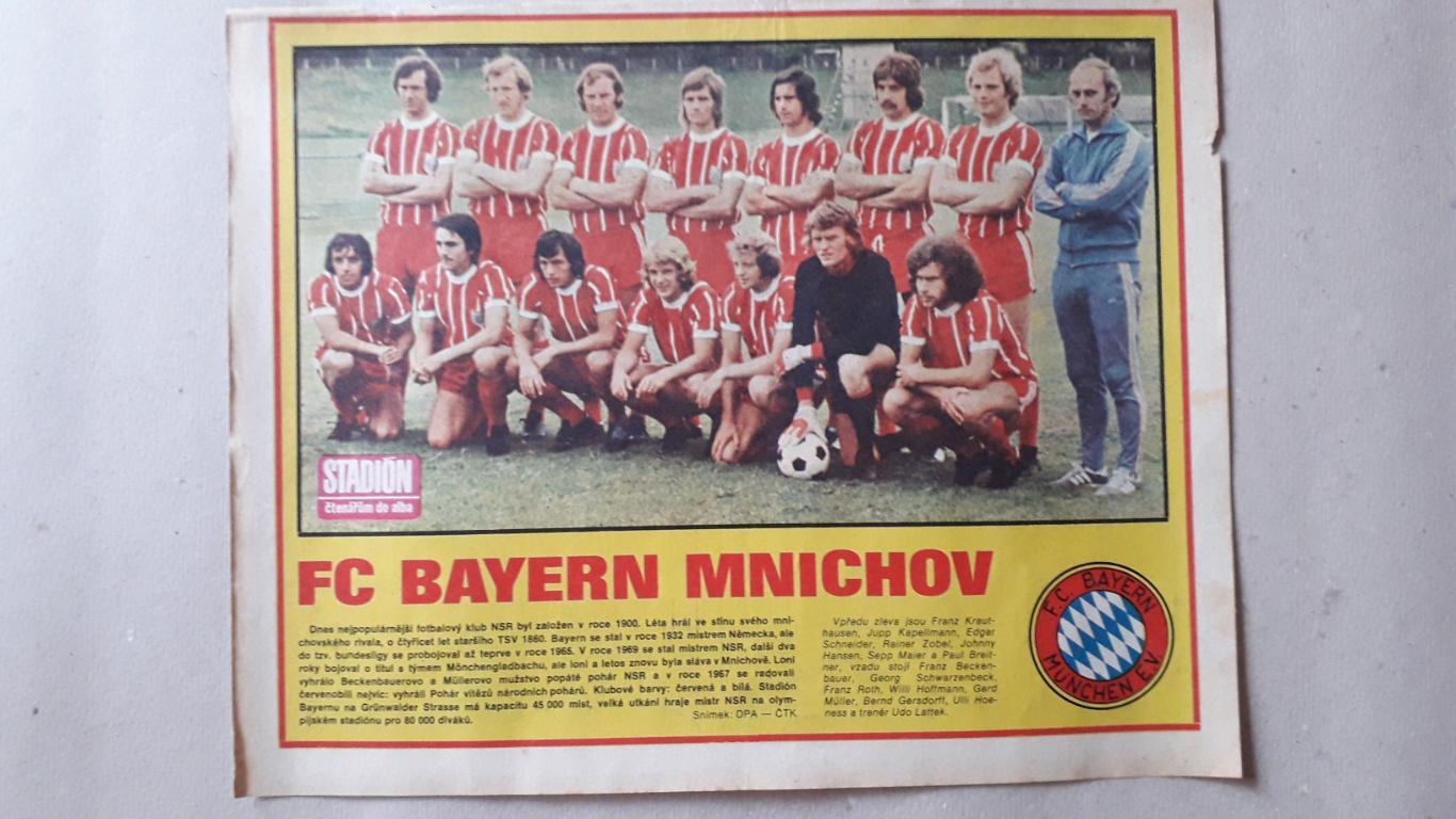 Постер из журнала Stadion- Bayern 2