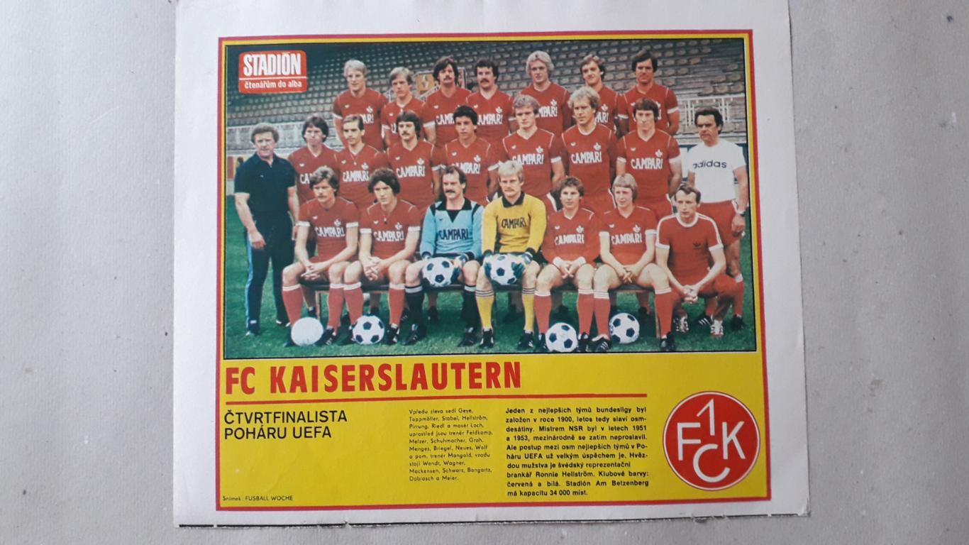 Постер из журнала Stadion- Kaiserslautern