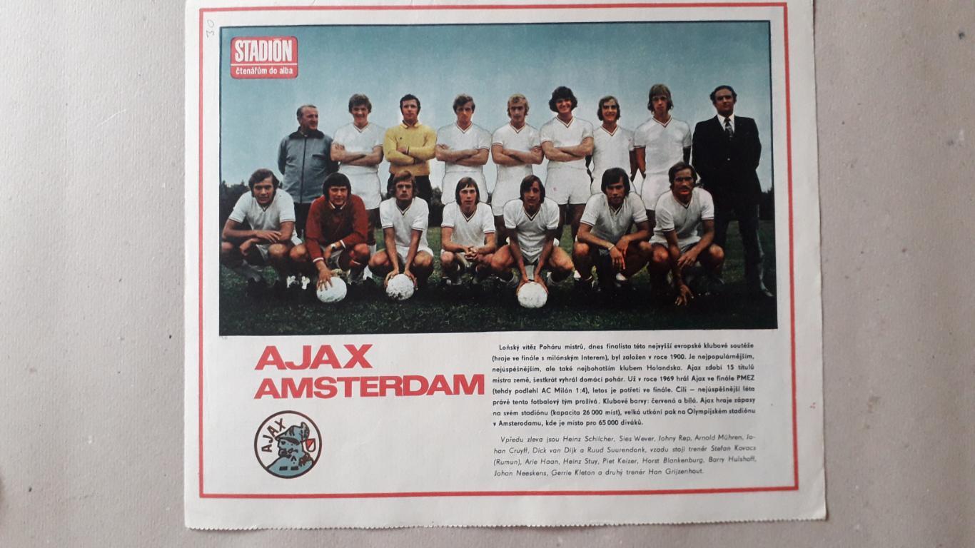 Постер из журнала Stadion- Ajax 2