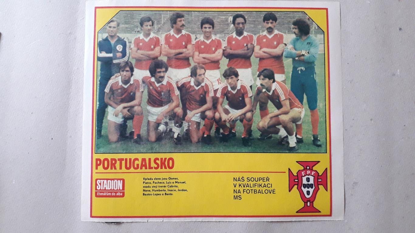Постер из журнала Stadion- Portugalsko 1