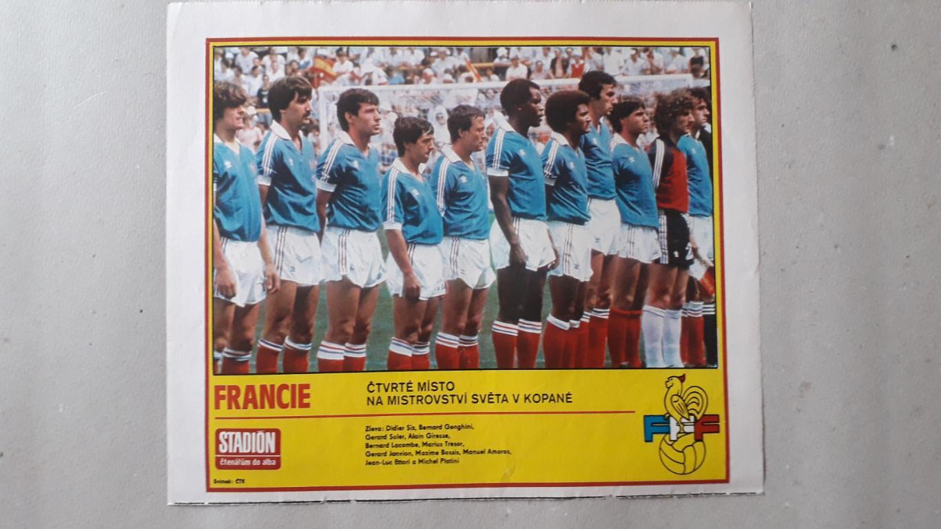Постер из журнала Stadion- Francie 1