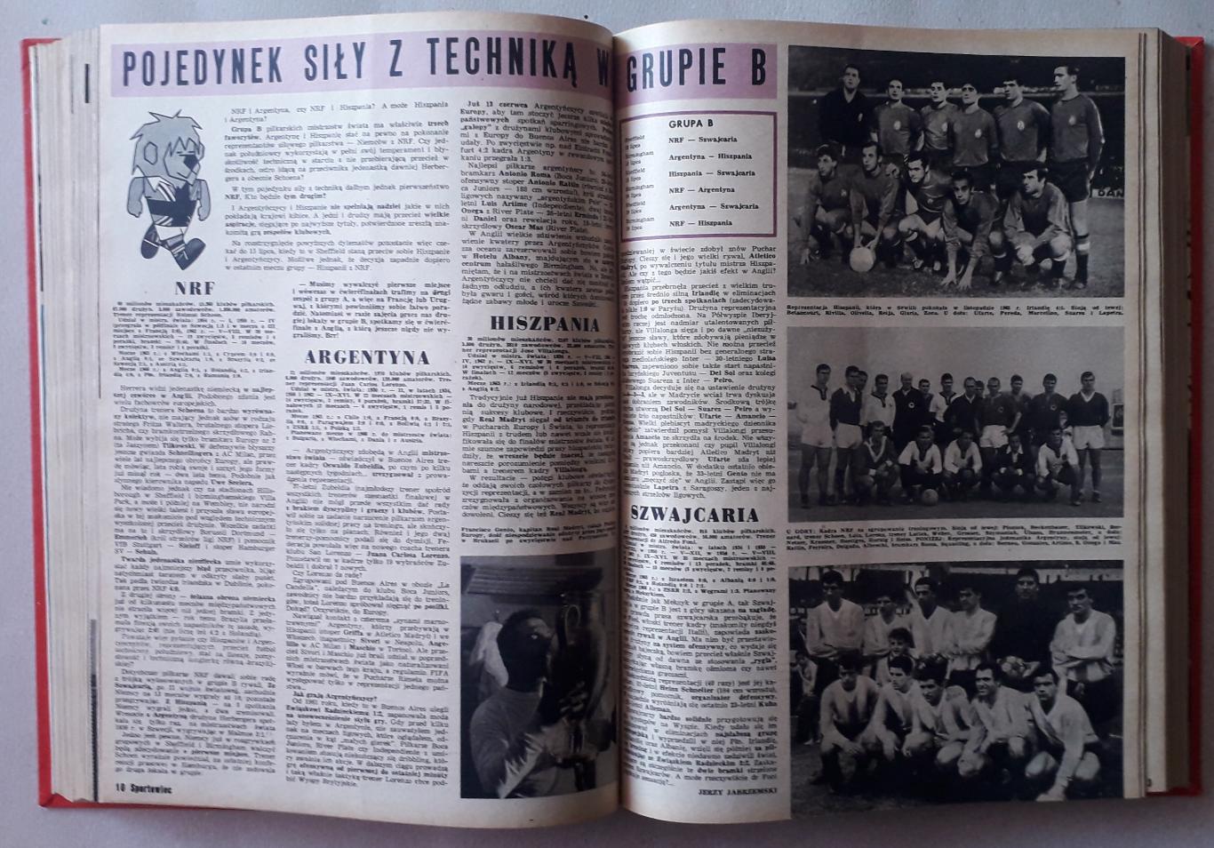 Польский журнал Sportowiec 1966 г. в кн. 4